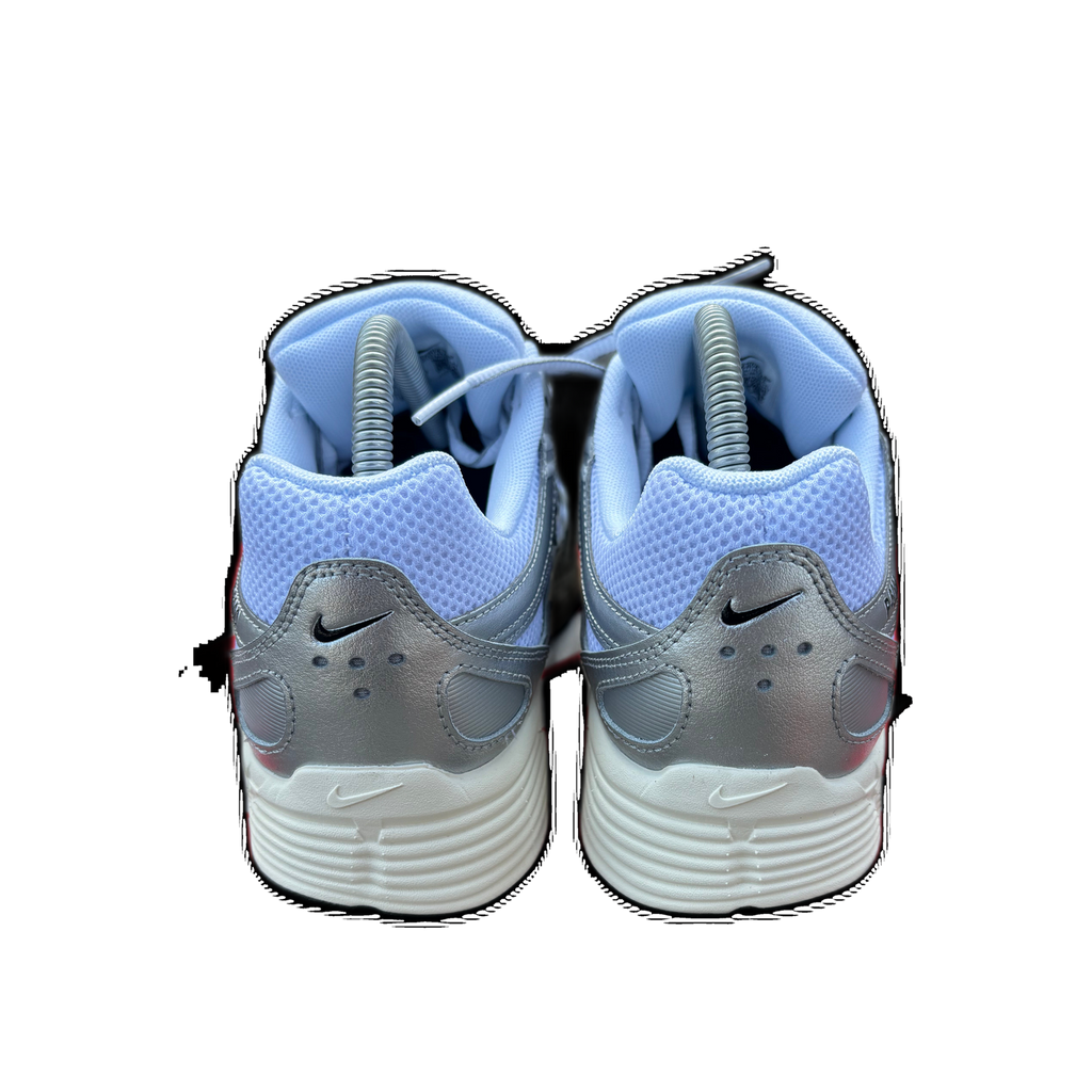 Nike P-6000 White Metallic Silver Flat Silver Black