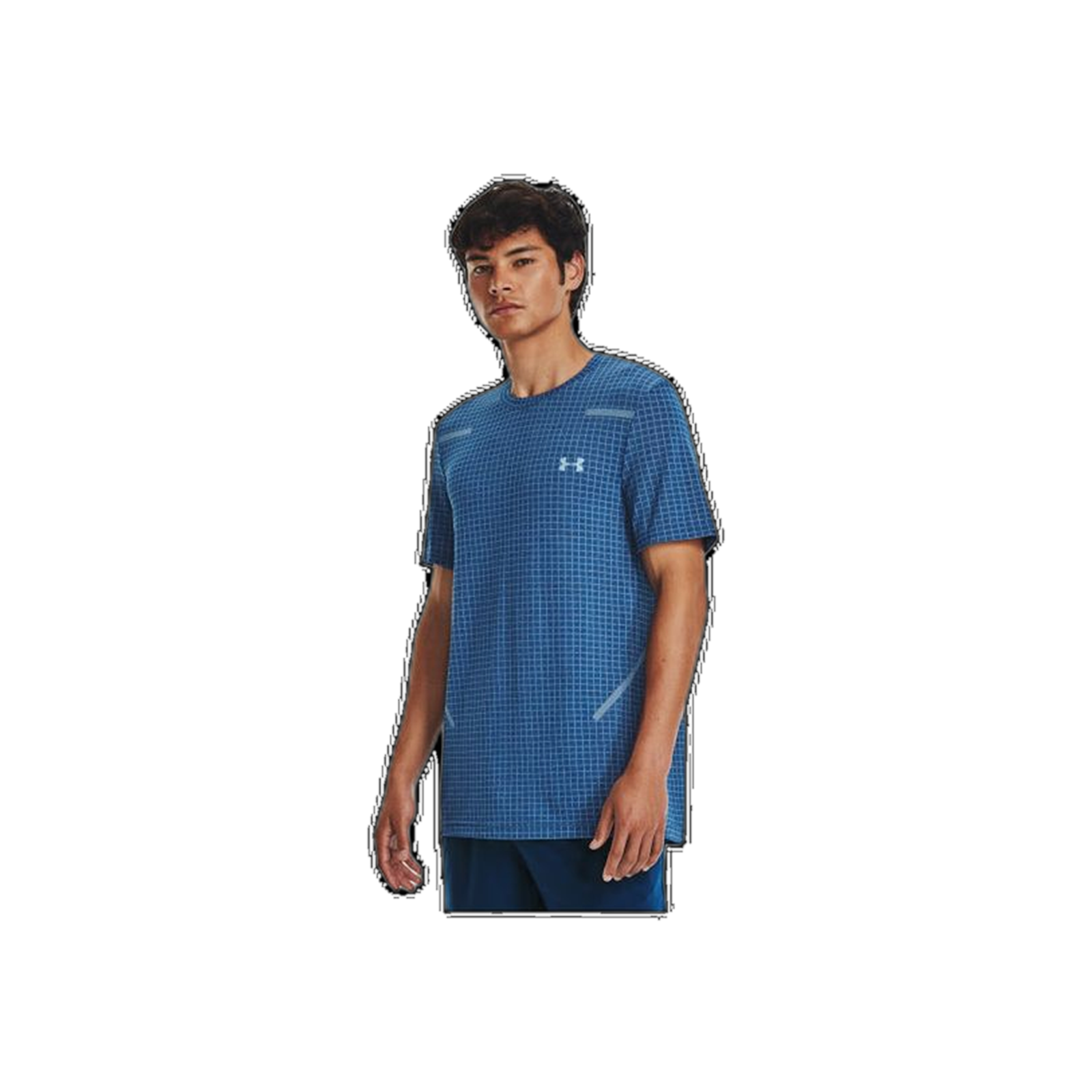 Under Armour - Blue Chequered T-Shirt
