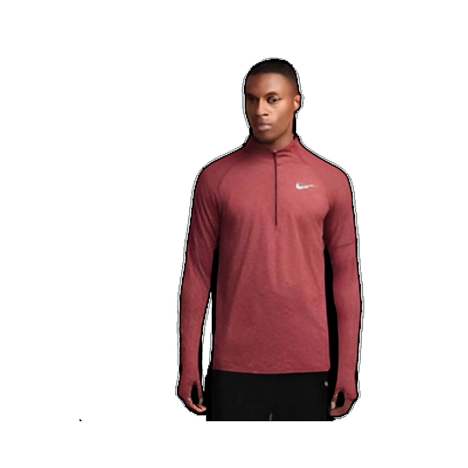 Nike - Maroon Element Half Zip Running Top